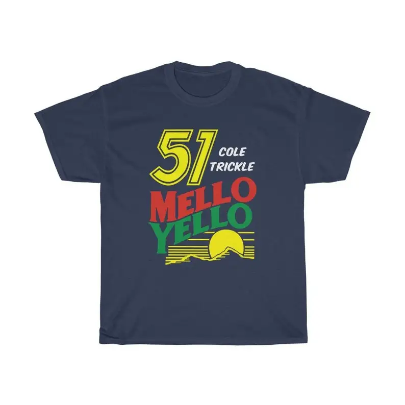 Cole Trickle 51 Enjoy Mello Yello Navy Black T-Shirt Size S to 5XL