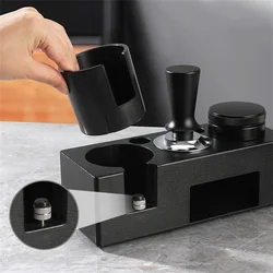 51 53 58MM Universal coffee powder press base ABS powder distributor ring set multifunctional handle storage seat accessories