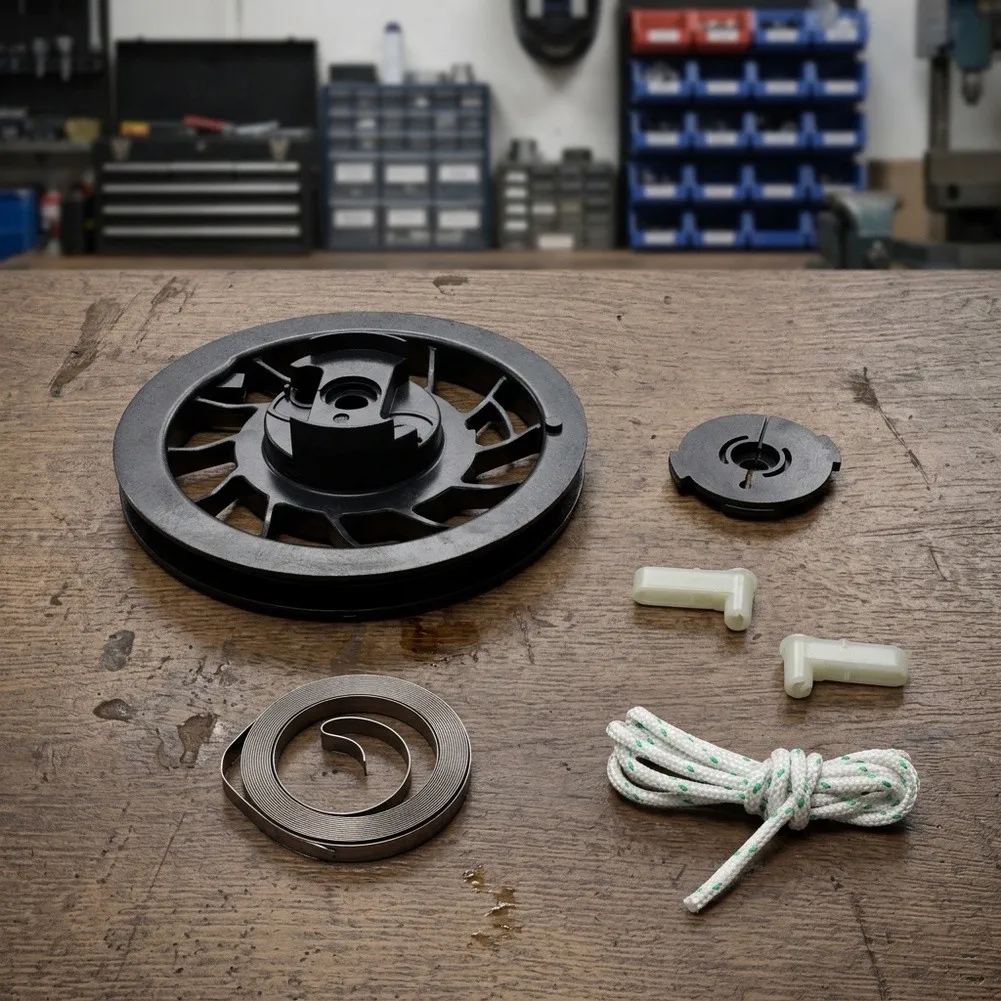Recoil Starter Repair Kit for 499901 Includes Pulley Spring Pawls Cord for Classic For Sprint Engine Models 35 375 450 500 550