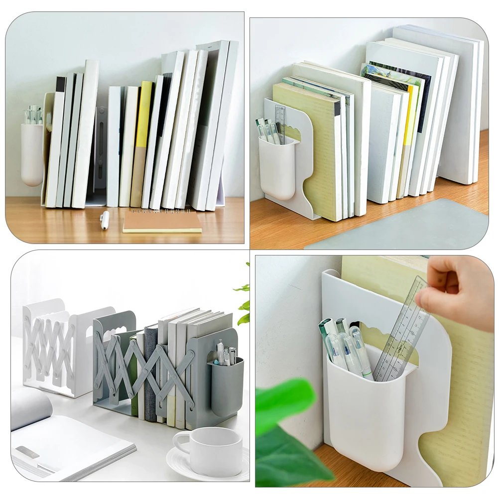 

Подставка для книг, держатель для полки, портативный подставка для книг, тяжелые выдвижные пластиковые подставки для книг, органайзер для книг из АБС-пластика, складной стол, декор для библиотеки