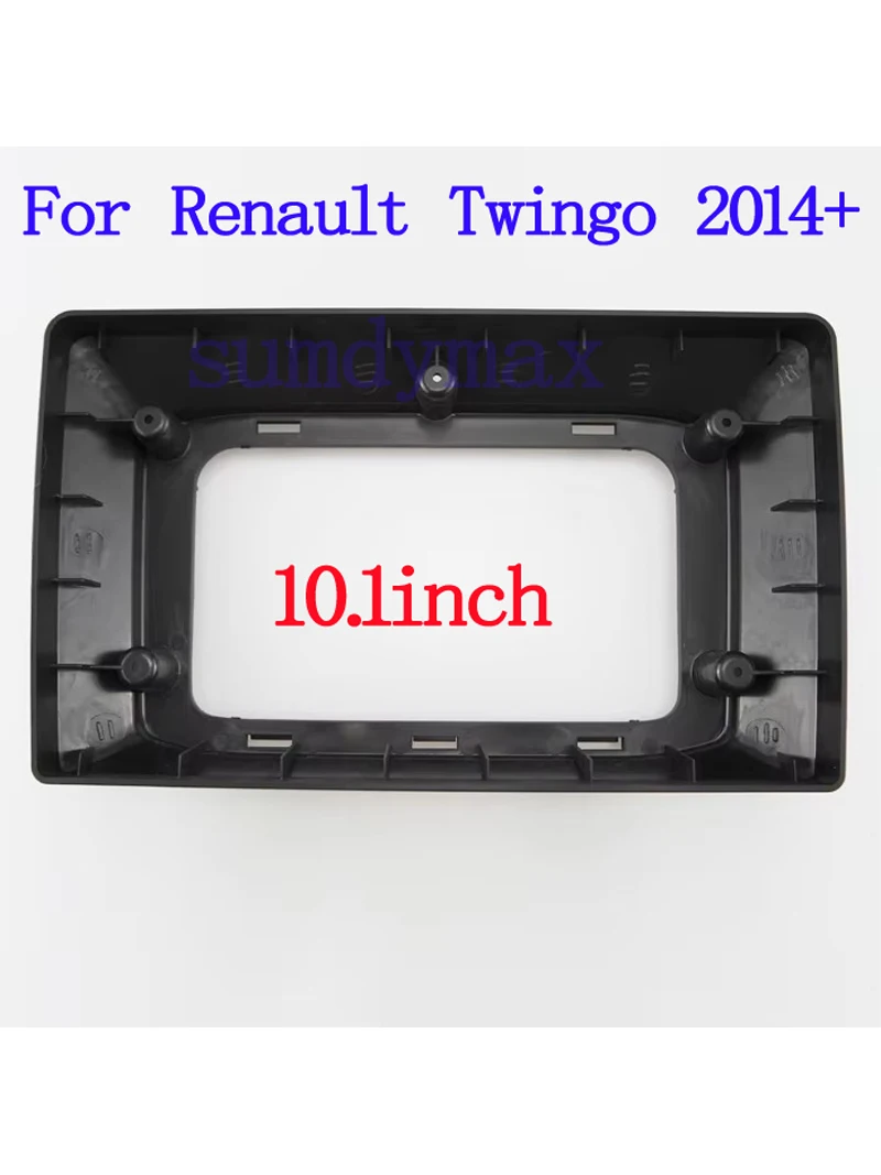 2 Din Car Radio Plastic Fascias Panel Dashboard For Renault Twingo 2014 +  Frame Installation GPS Android Multimedia Player