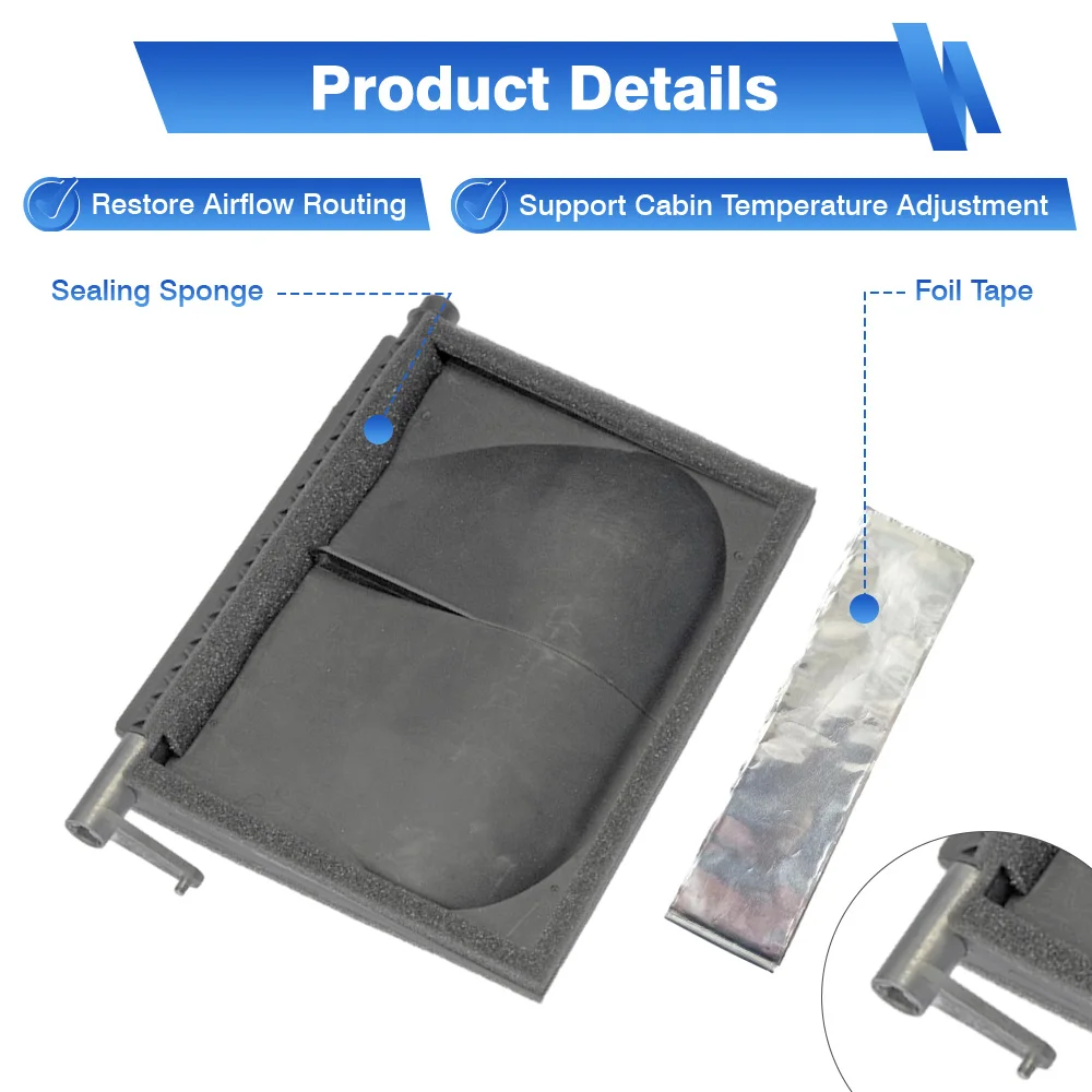 

Ремкомплект заслонки смешивания воздуха HVAC с фольгированной лентой для Ford Taurus 1996-2001, 2005-2007, для Mercury Sable 1996-2001, 902-223, 1F1Z19850CA