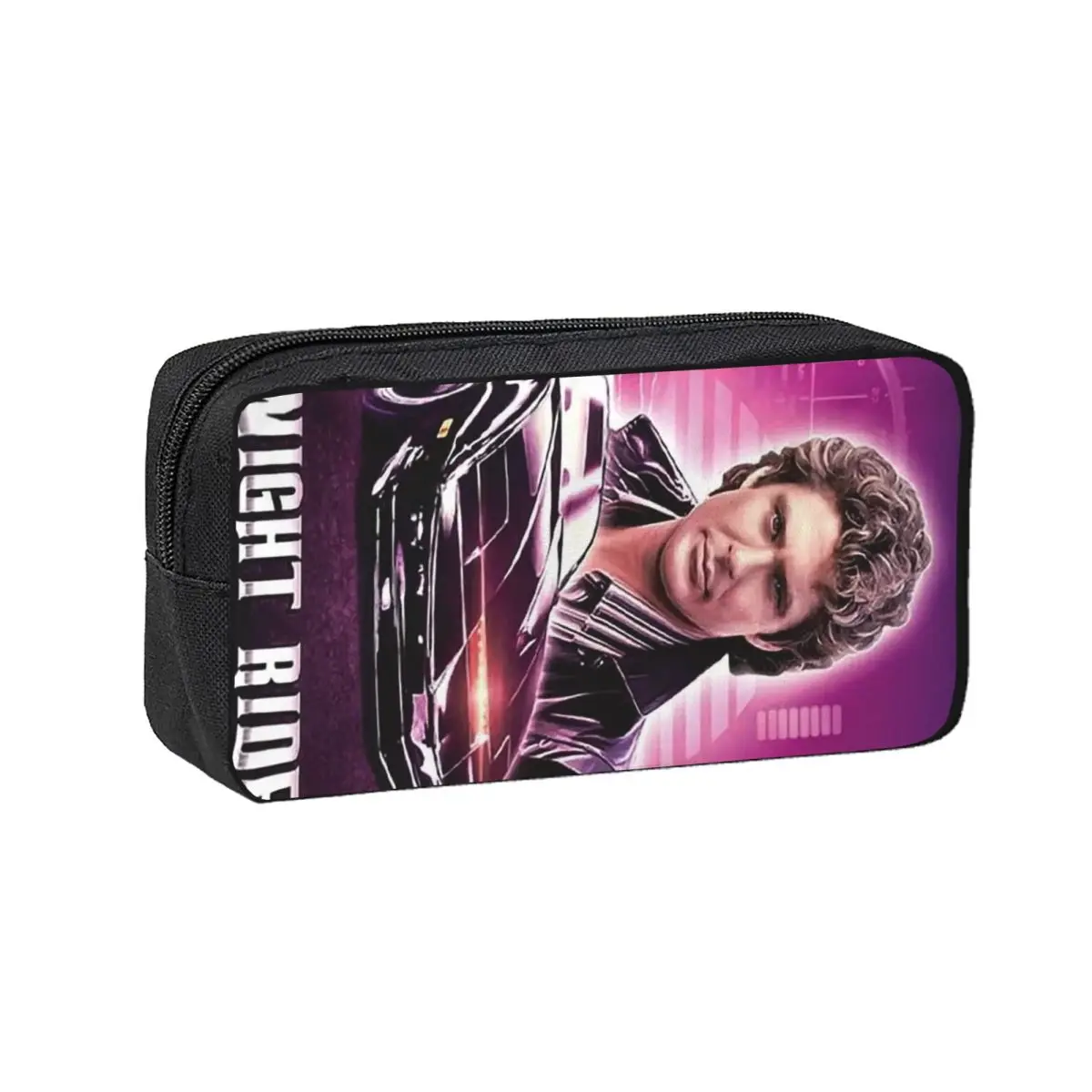 Knight Rider Action Tv Series Pencil Cases for Student School Pen Box Pencil Bag Pencil Pouch Storage Stationery Supplies