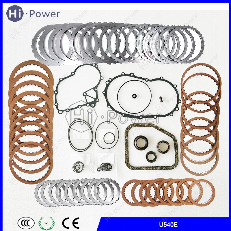 U540E U541E Transmission Master Rebuild Kit Gasket Oil Seal Friction Steel Plates for Toyota 4 SPEED Gearbox Disc Repair Kit