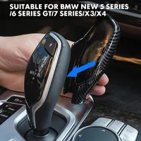 ABS Car Speed Gear Shift Knob Head Cover Trim for BMW 5 6 7 Series GT G32 G30 G11 G12 X3 X4 G01 G02 2016-2021 interior modify