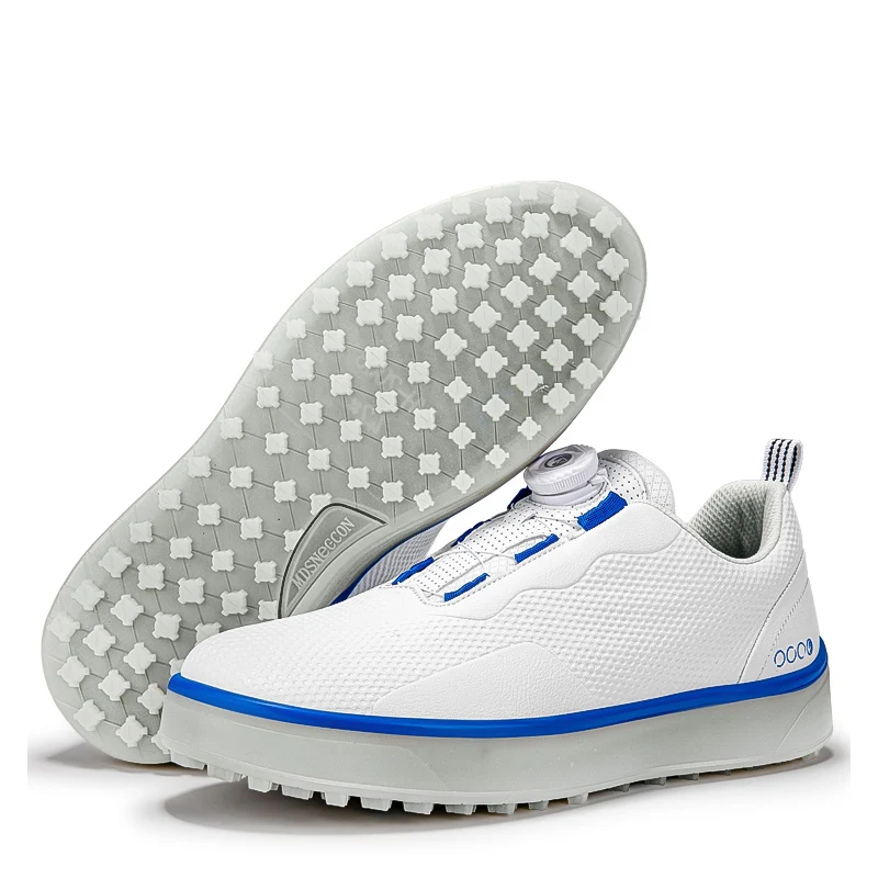 Zapatillas de Golf de verano para hombre, zapatos cómodos con amortiguación, perilla, impermeables y antideslizantes