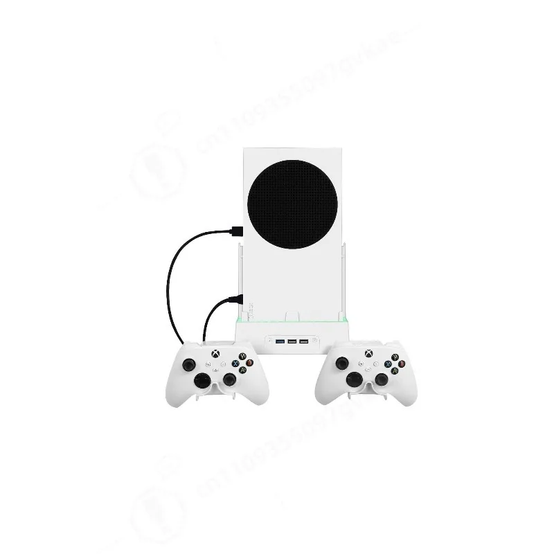 XSS Game Console Wall Mount Cooling Fan Base with Controller Holder, for Home Wall Gaming Space Saving & Heat Dissipation