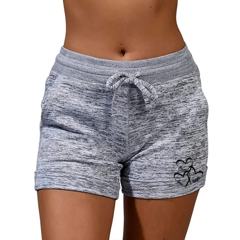 Fashion Casual Summer Yoga Shorts Women Jogging Beach Vintage Short Elastic Waist Shorts Ladies Elegant Chic Street Sexy Trouser