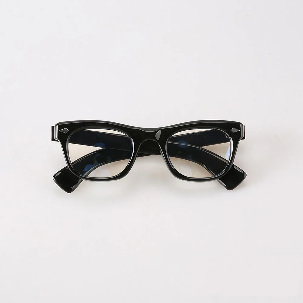 Eyeglass Frames Unique Arrow Retro Handmade Buffalo Horn Prescription Man Glasses Frames Thick Vintage Optical Lenses Eyeglasses
