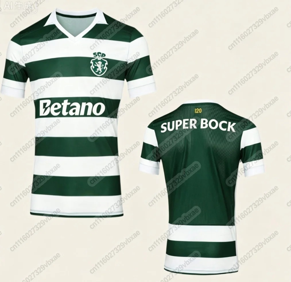 2026-2027 Neues Portugal Sport-Heimtrikot, Kurzarm-Fußballshirt im Familienstil, Atmungsaktive Sportmannschaftsuniform – Detail 5