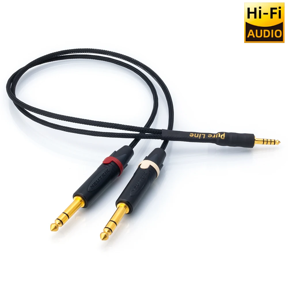 

▲Japan Mogami Hifi 4.4mm to 2TRS Balanced Audio Cable Neutrik MPS Gold Plated Plugs for Headphone Amplifier DAC Player Speaker