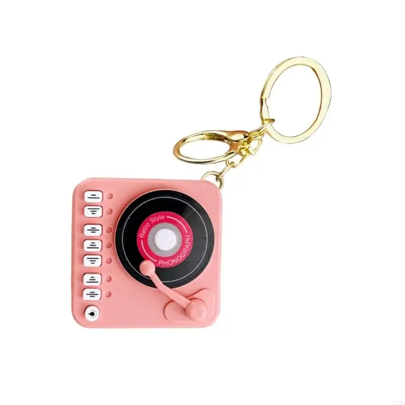 F3MA Portable Turntables Player Ceychain Music Box مثالي لمشاريع الهدايا و DIY
