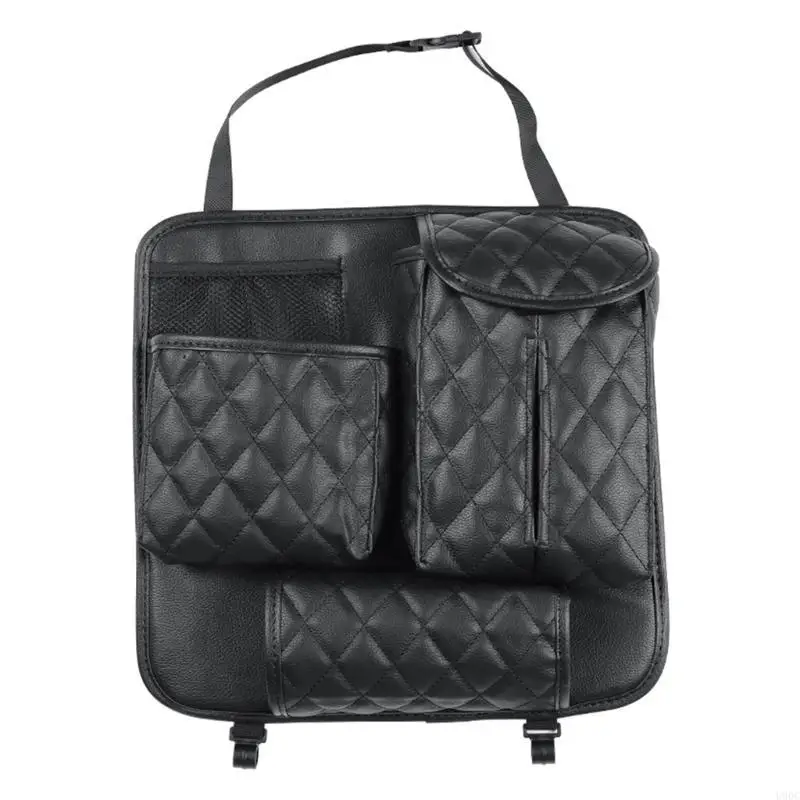 Super Capacity Car for Seat Back Protector Tidy Storage Bag with Multi-Pocket Enlarged Organize Toy Pad Snacks New