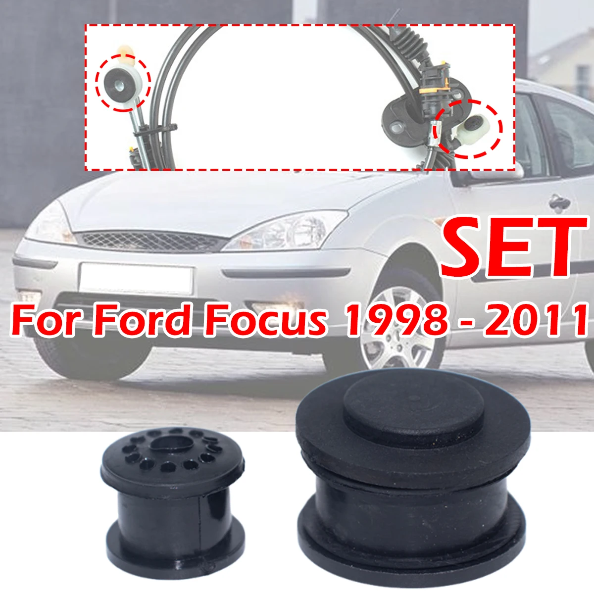 

Gearbox Linkage Cable End Bush Repair Kit For Ford Focus 1998-2011 MT Pull Head Shifter Lever Wearable Collet Replacement Parts