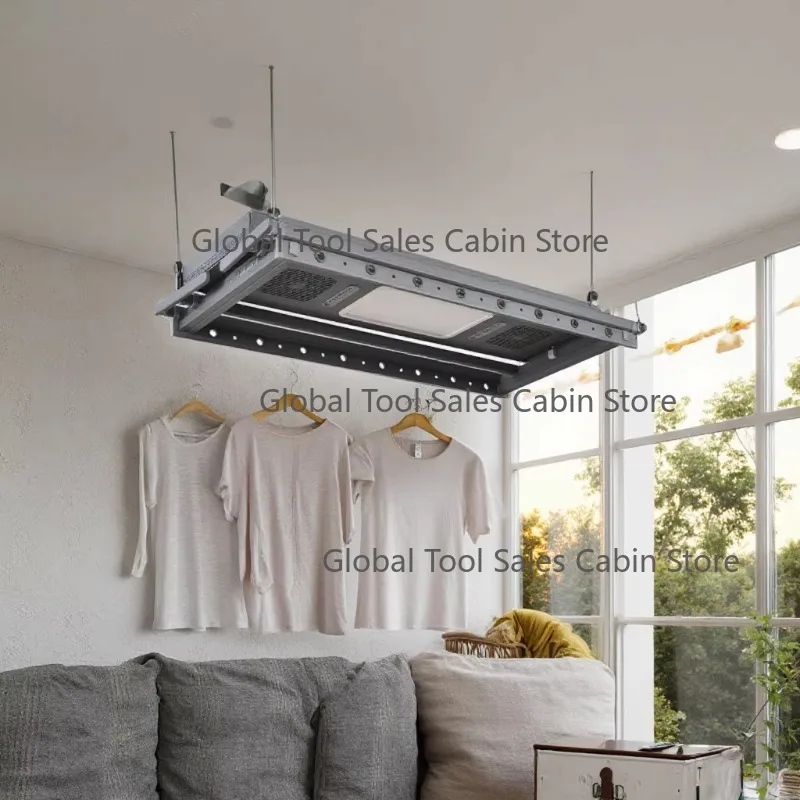 Household Use Intelligent Electric Clothes Drying Rack with Auto-Lift Function