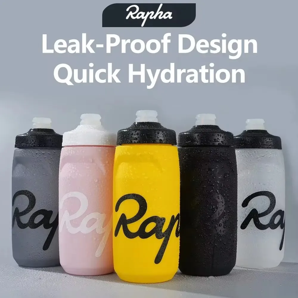 

Rapha Cycling Water Bottle 620/750ml Ultra Light Leak-proof Squeezable Taste-free Camping Hiking Sports Bicycle Kettle