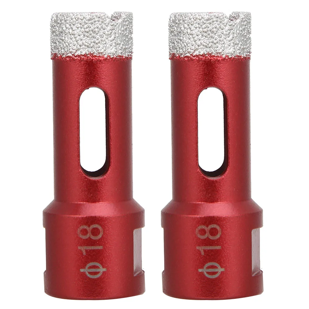 

2 шт. кольцевые пилы, алмазная M14, угловая шлифовальная машина с внутренней резьбой, аксессуары для керамической плитки, 18 мм, аппаратные инструменты