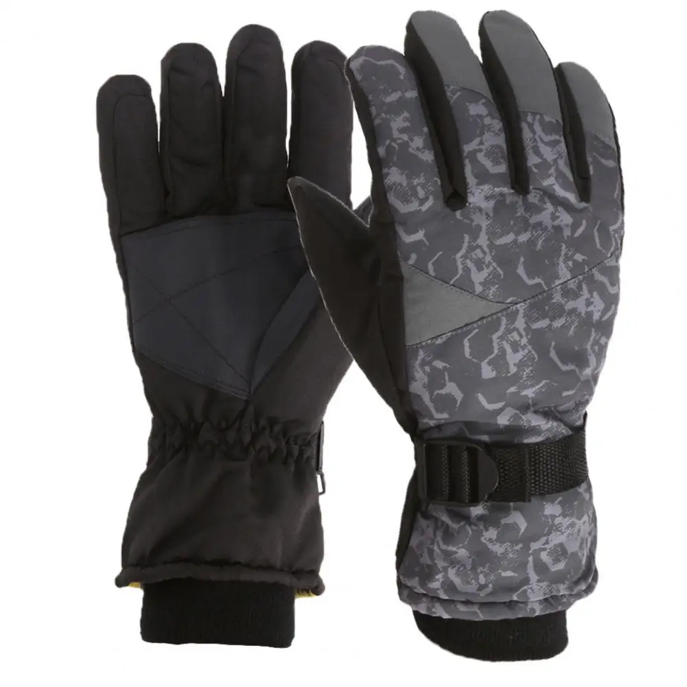 Ridding Gloves 1 Pair Practical Cozy Breathable  Full Finger Outdoor Snowboard Gloves for Outdoor