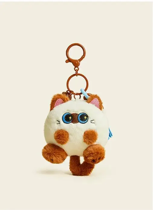 Cat Keychain Ring Red Carp Cute Trinket Key Chain Charm Cute Key Rings On Bag Car Key Pendant Gift