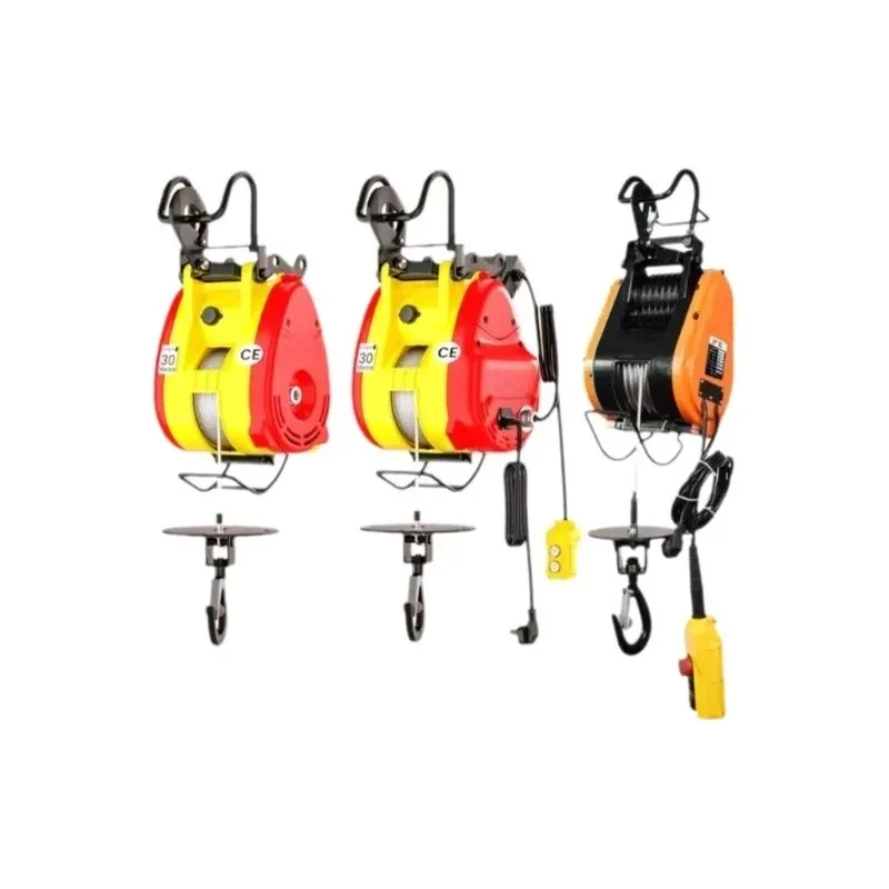 رافعة كهربائية صغيرة 220 فولت رافعة منزلية صغيرة رفع التحكم عن بعد المحمولة رافعة كهربائية رافعة ونش