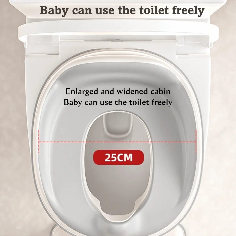 すぐに使える背もたれ付き軽量子供用トイレシート、頑丈なプラスチック製便座カバー