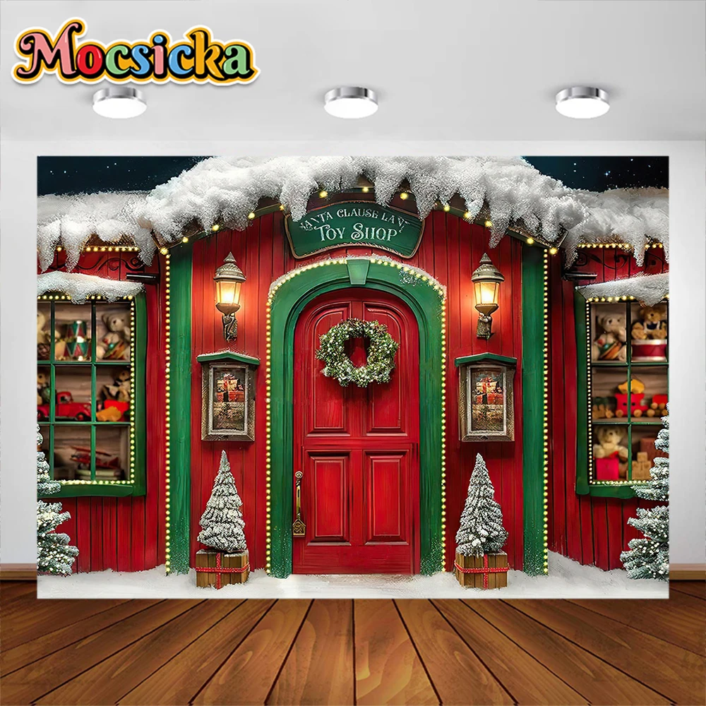 

Christmas Shop Photography Background Xmas Tree Snow Party Decoration Backdrop Family Adult Portrait Shoot Studio Props Banner