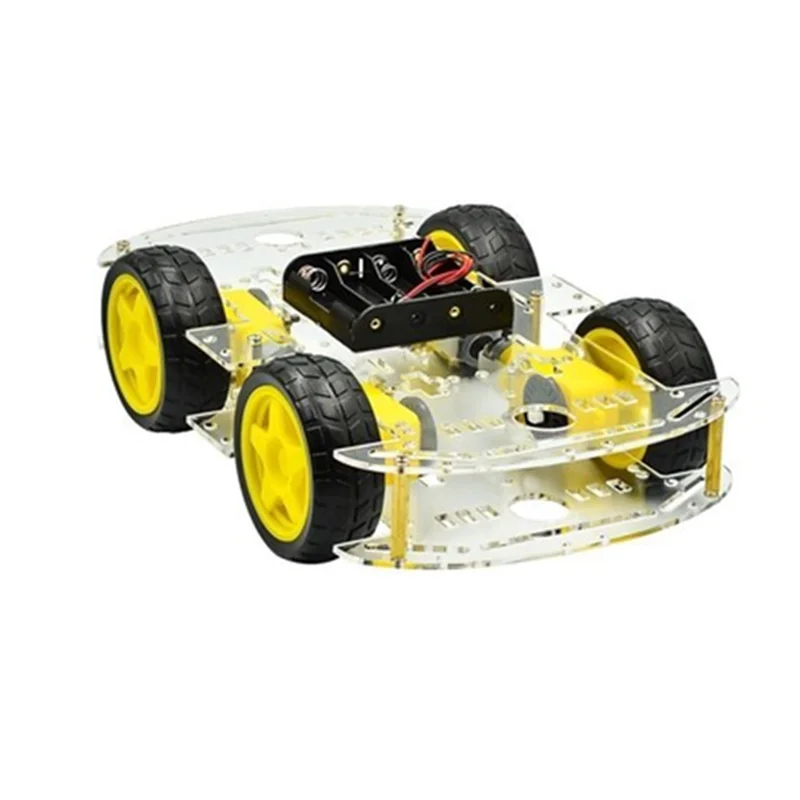 Imagem -04 - Inteligente Robot Car Chassis Kits para Arduino Velocidade Encoder 4wd Novo