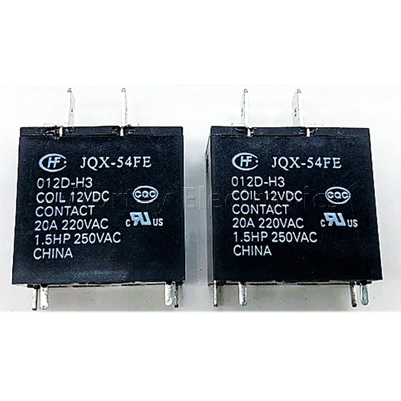 

Free shiping 10PCS JQX-54FE-012D-H3 Air Conditioner Power Supply Motherboard Relay 4PIN 12VDC 20A