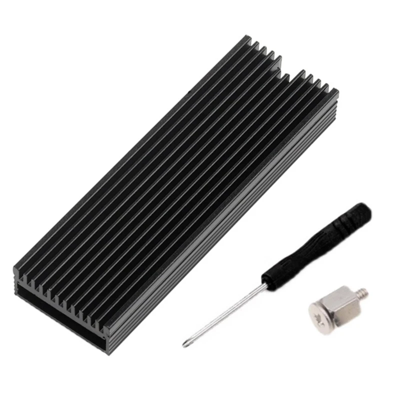 Aluminum 2280 SSD Heatsink Cooler for M2 2280 SSD NVMe Heatsinks Cooler Good Thermal Conductivity Cooler Pads Dropship