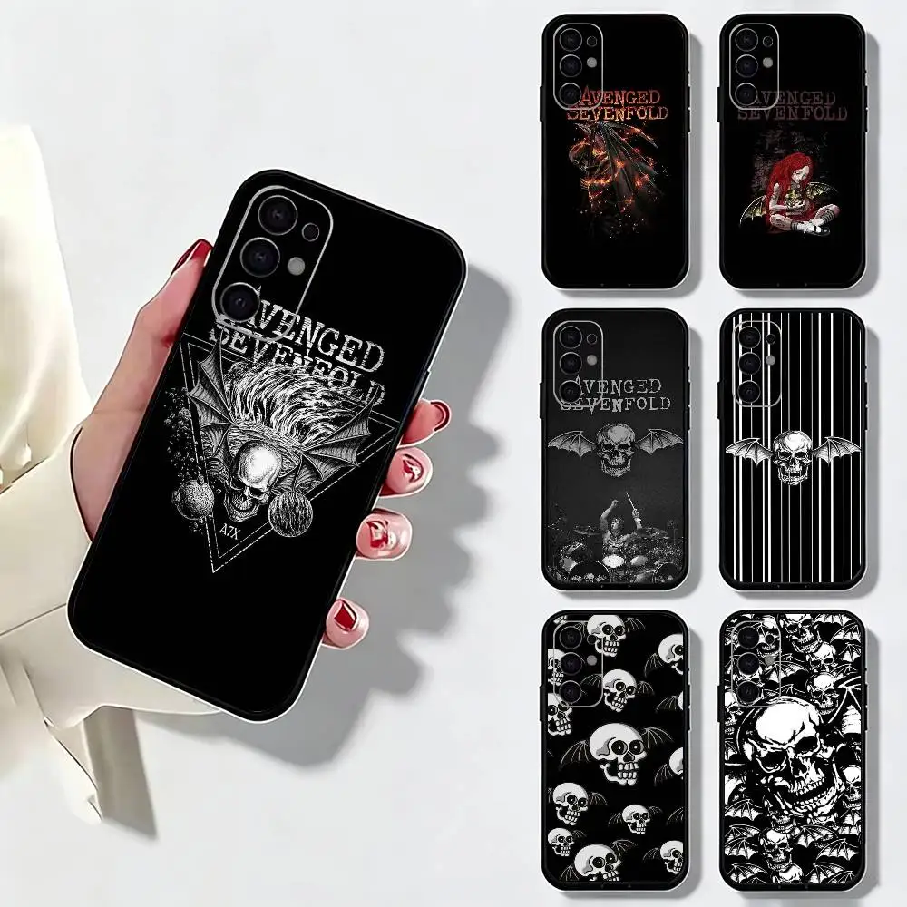 A-Avenged Sevenfold Phone Case For Samsung S25,S24,S21,S22,S23,S30,Ultra,S20,Plus,Fe,Lite,Note,10,Black Cover