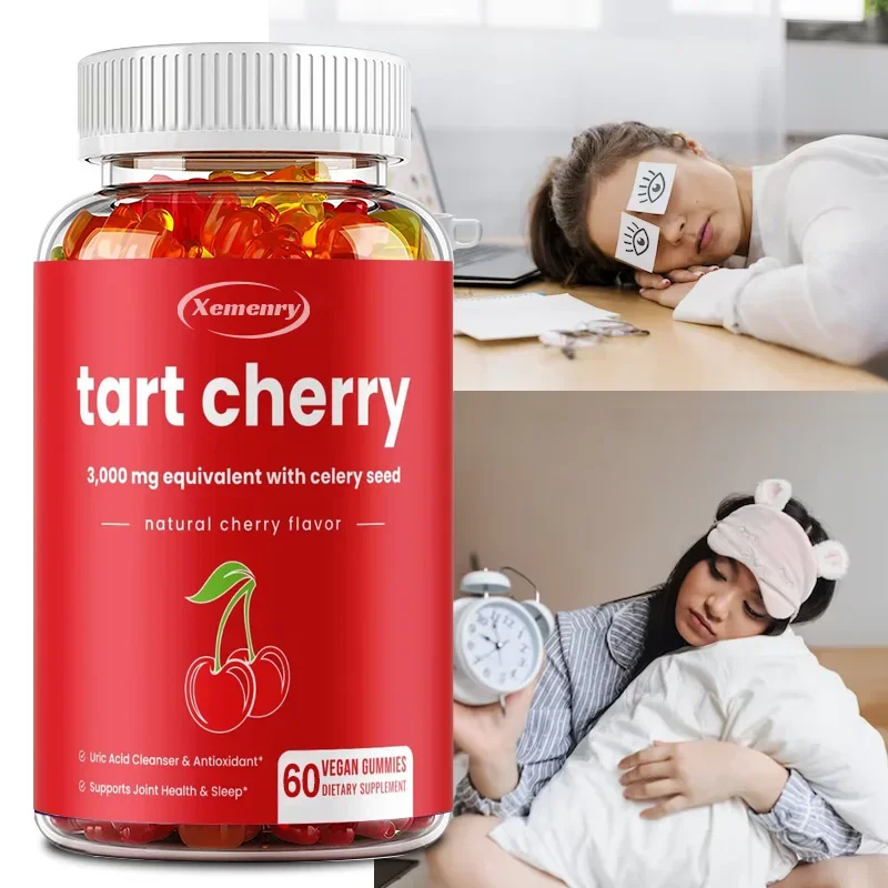 

Tart Cherry Gummies - Antioxidants, Comfortable Joints, Healthy Sleep Cycle and Muscle Recovery