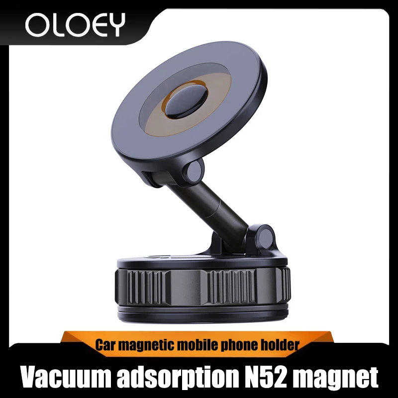 

Vacuum adsorption N52 magnet car center console windshield mobile phone holder