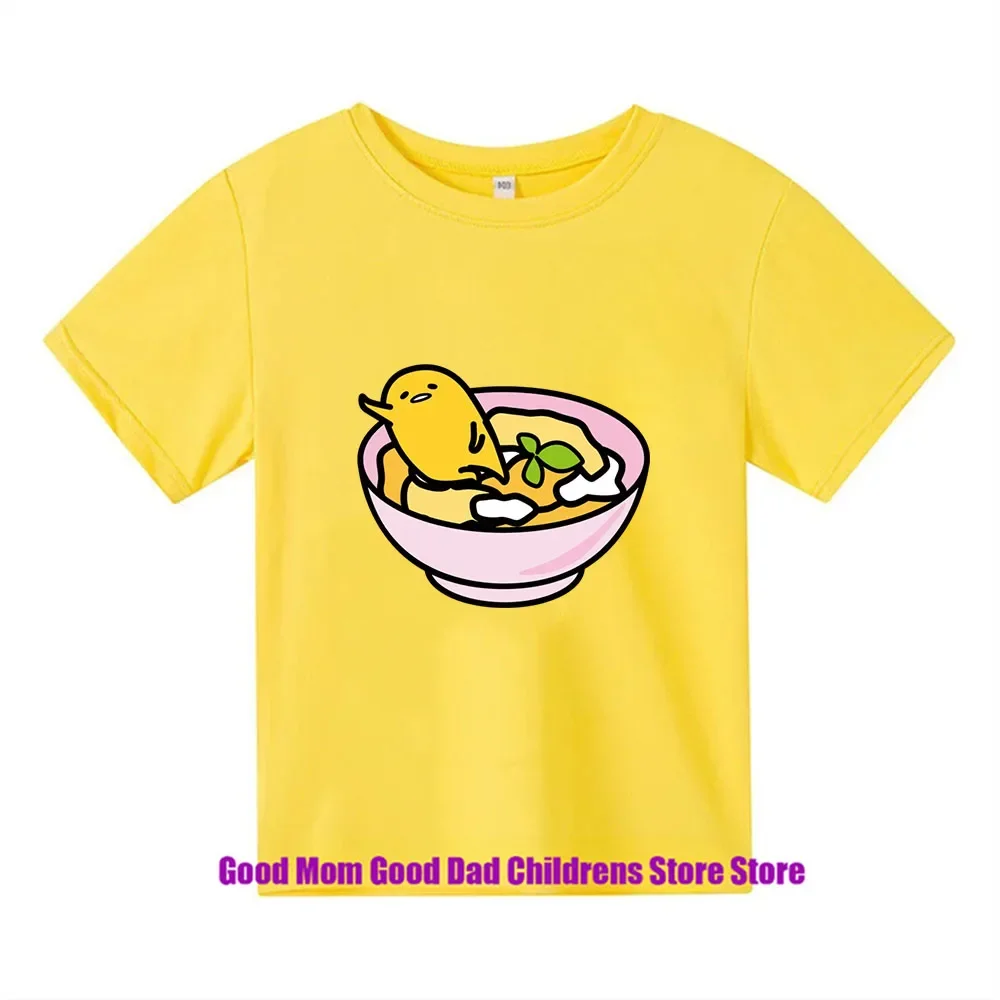 Disney, Pok é mon, Egg Yolk Man, Anime, Cartoon, T-shirt, Loose, Fashionable, Beautiful, Boys, Girls, Summer 2024 New Edition