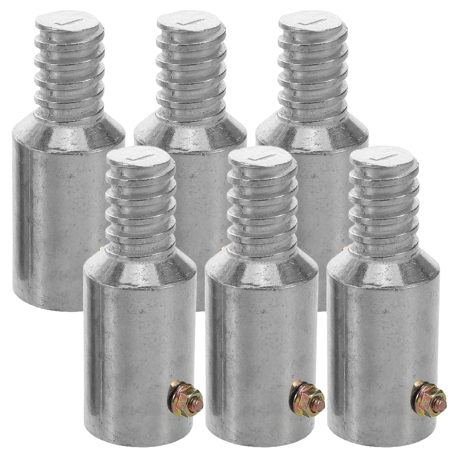 1Set Broom Handle Threaded End Adapter Aluminium Alloy Extension Pole Connector Replacement for 25Mm Tubes Home Commercial
