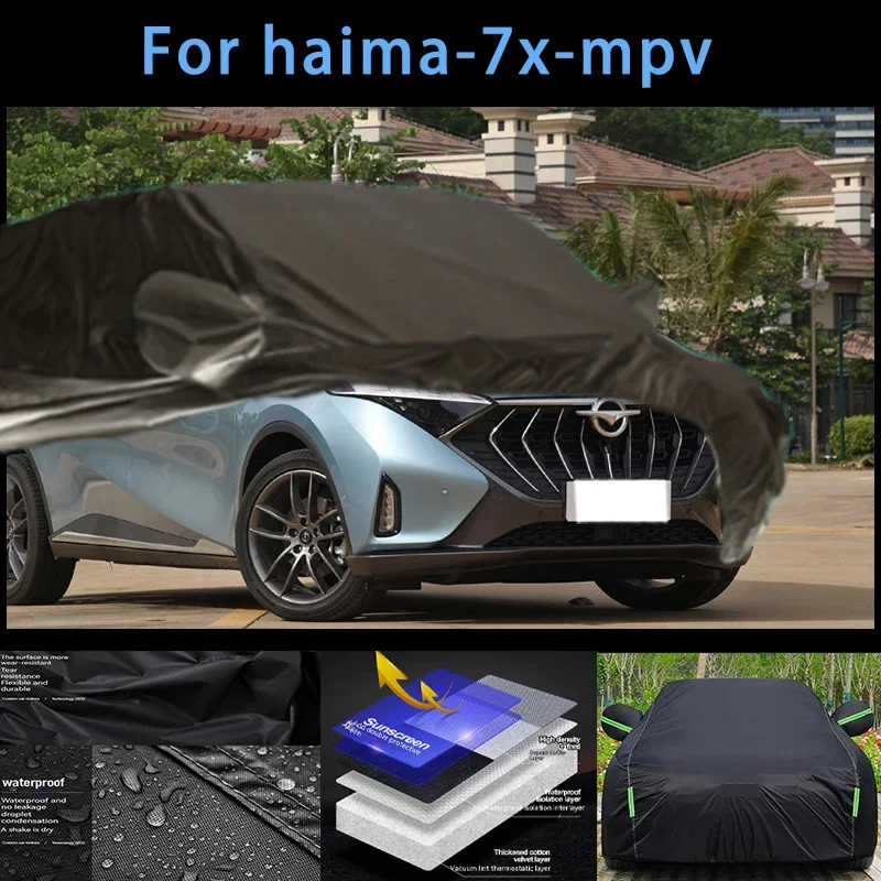 

For haima-7x-mpv Outdoor Protection Full Car Covers Snow Cover Sunshade Waterproof Dustproof Exterior Car accessories