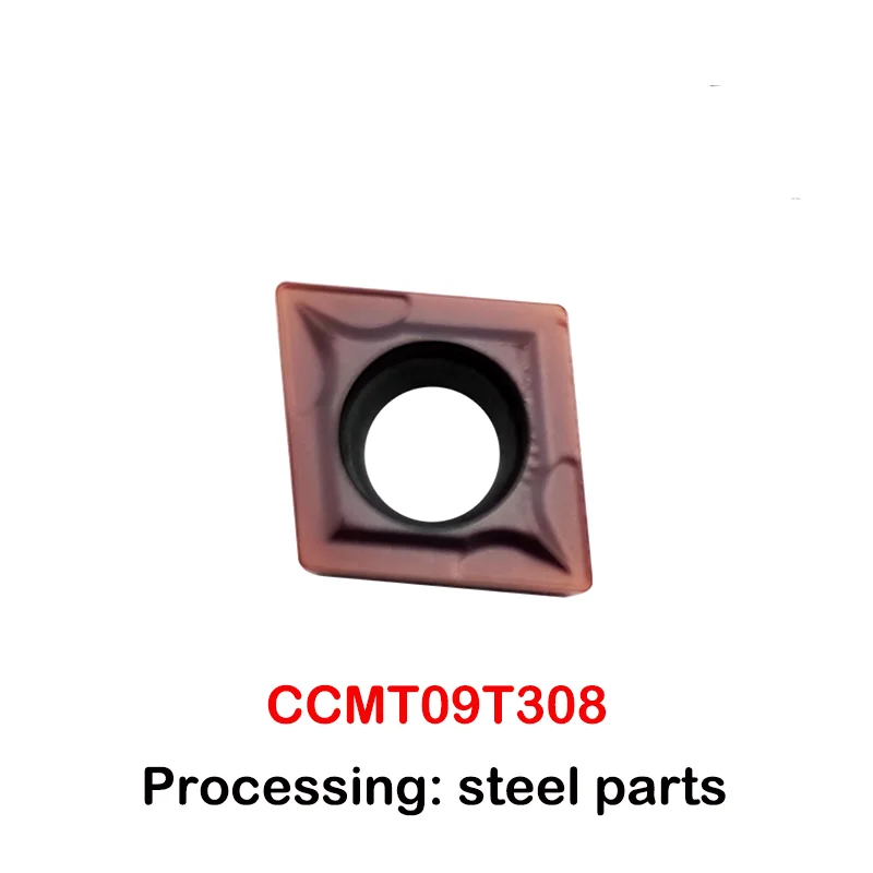 10PCS CNC 80 ° Insert Diamond Inner Hole Cutter Grain Carbide Inserts CCMT 060204 CCMT 09T304 Boring Turning Tool