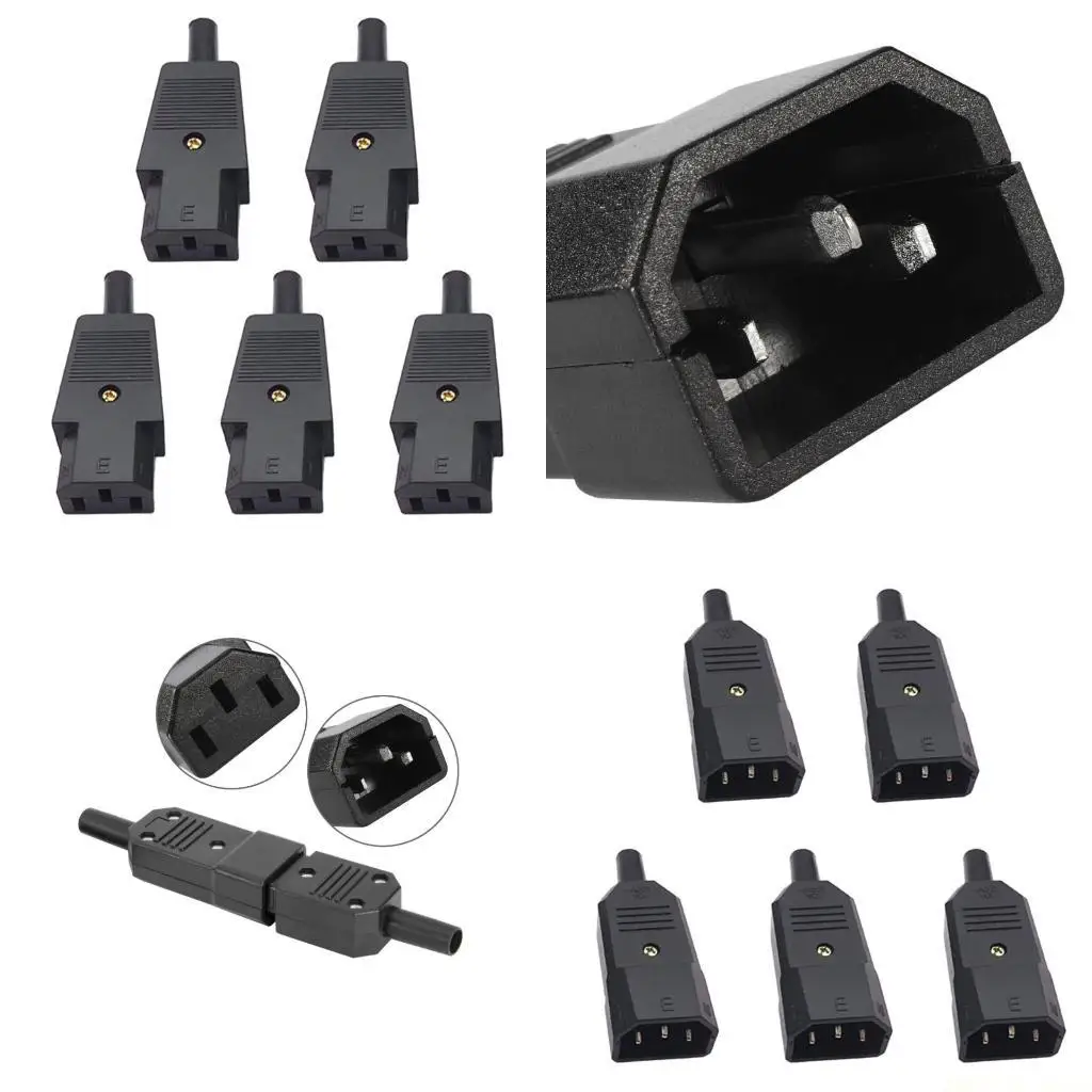 M5TD 5Pcs IEC-320C1…