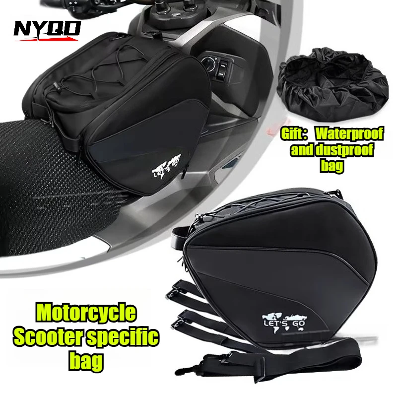 

Scooter Tunnel Tank Bags Scooter Pedal Travel Tool BAG Waterproof Rear Seat Bag Suitable for all scooters motorcycle bag