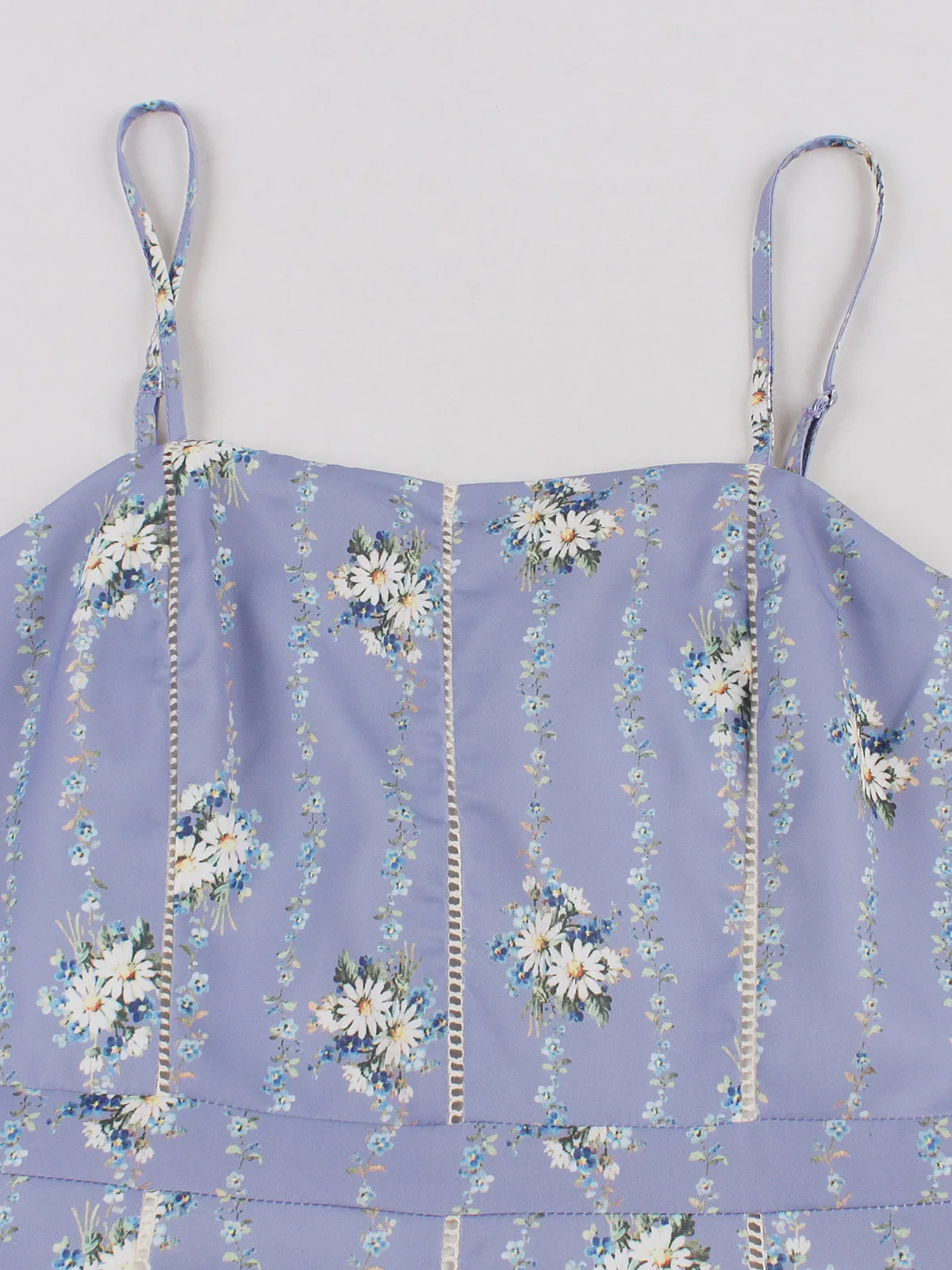 Tonval Abiti longuette a pieghe con stampa floreale a vita alta con cinturino per spaghetti 2025 Abiti estivi per feste di compleanno Abito da ballo senza schienale per donna