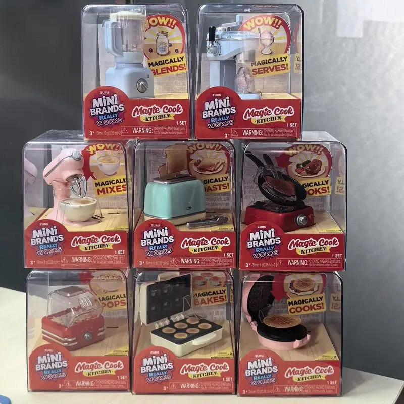 

Новая серия Zuru Mini Brands Magic Cook Kitchen: таинственная коробка с игрушечной кухней, которая действительно работает, набор для приготовления еды, подарок на день рождения для детей