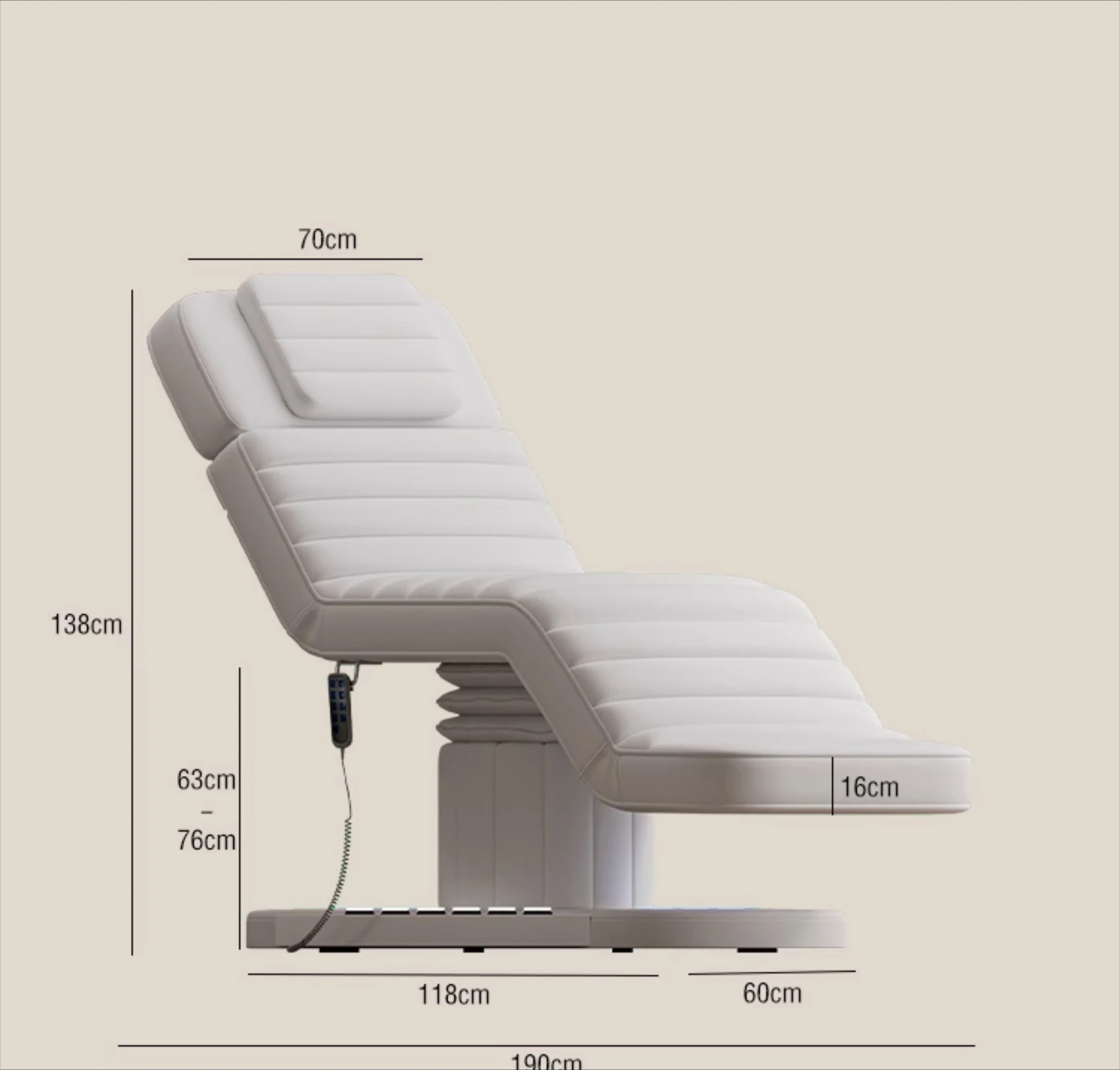

embroidery bed Multifunctional sponge bed Lifting beauty bed Full electric double side foot control massage tattoo