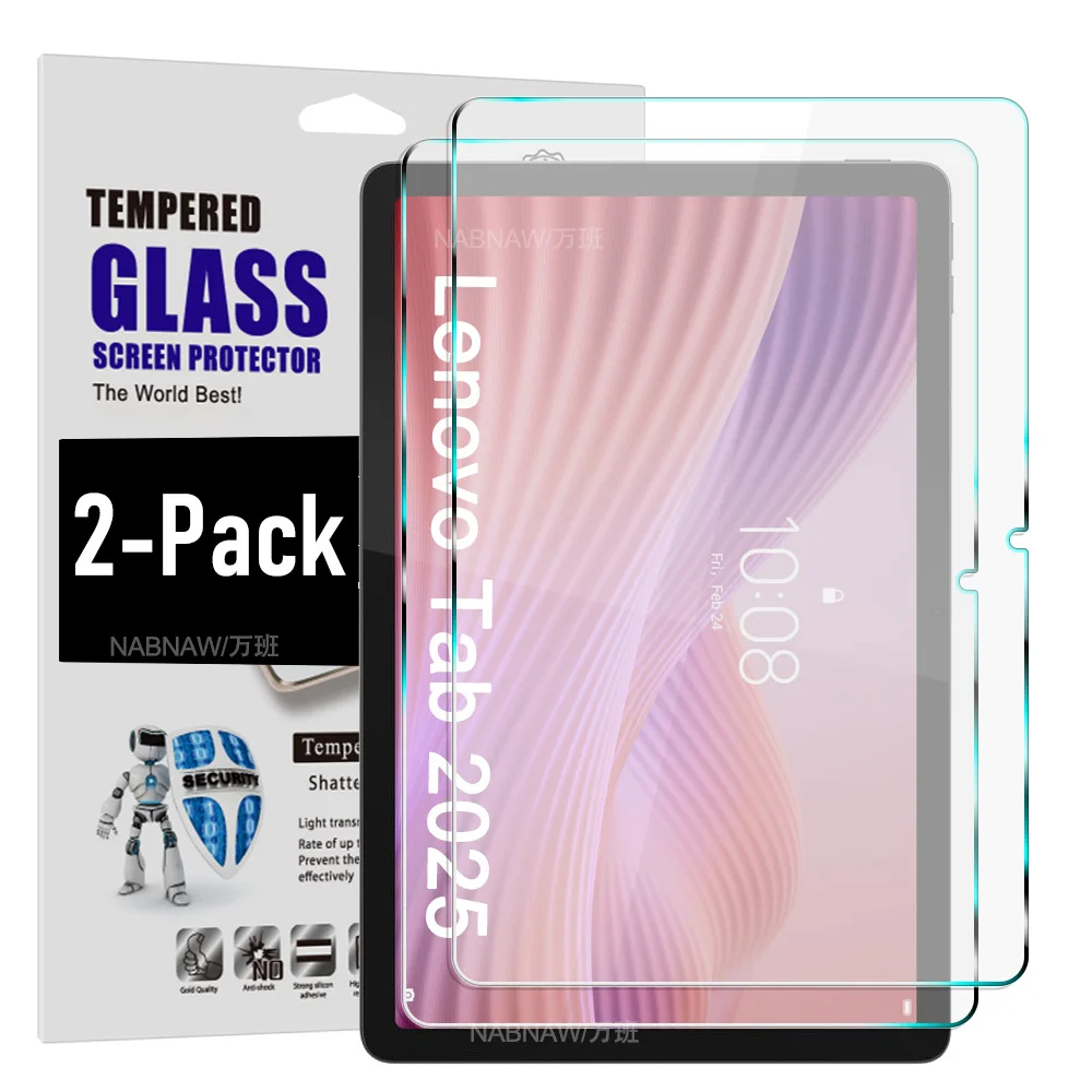 2Pcs 9H Hard Screen Protector for Lenovo Tab 10.1 2025 Idea 11 M11 M10 Plus P11 Pro K11 Xiaoxin 11 Tempered Glass Clear HD Film