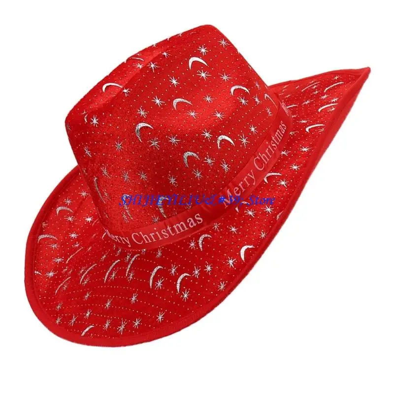 E21F للجنسين عيد الميلاد الدينيم قبعة تنفس النسيج عارضة عطلة حزب الديكور التبعي