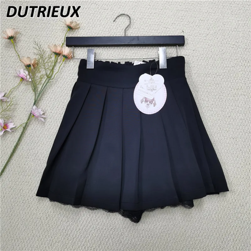 

Japanese Style Original New Mine Mini Pleated Skirt Summer All-matching Sweet Girls A- Line Anti-Exposure Short Skirts