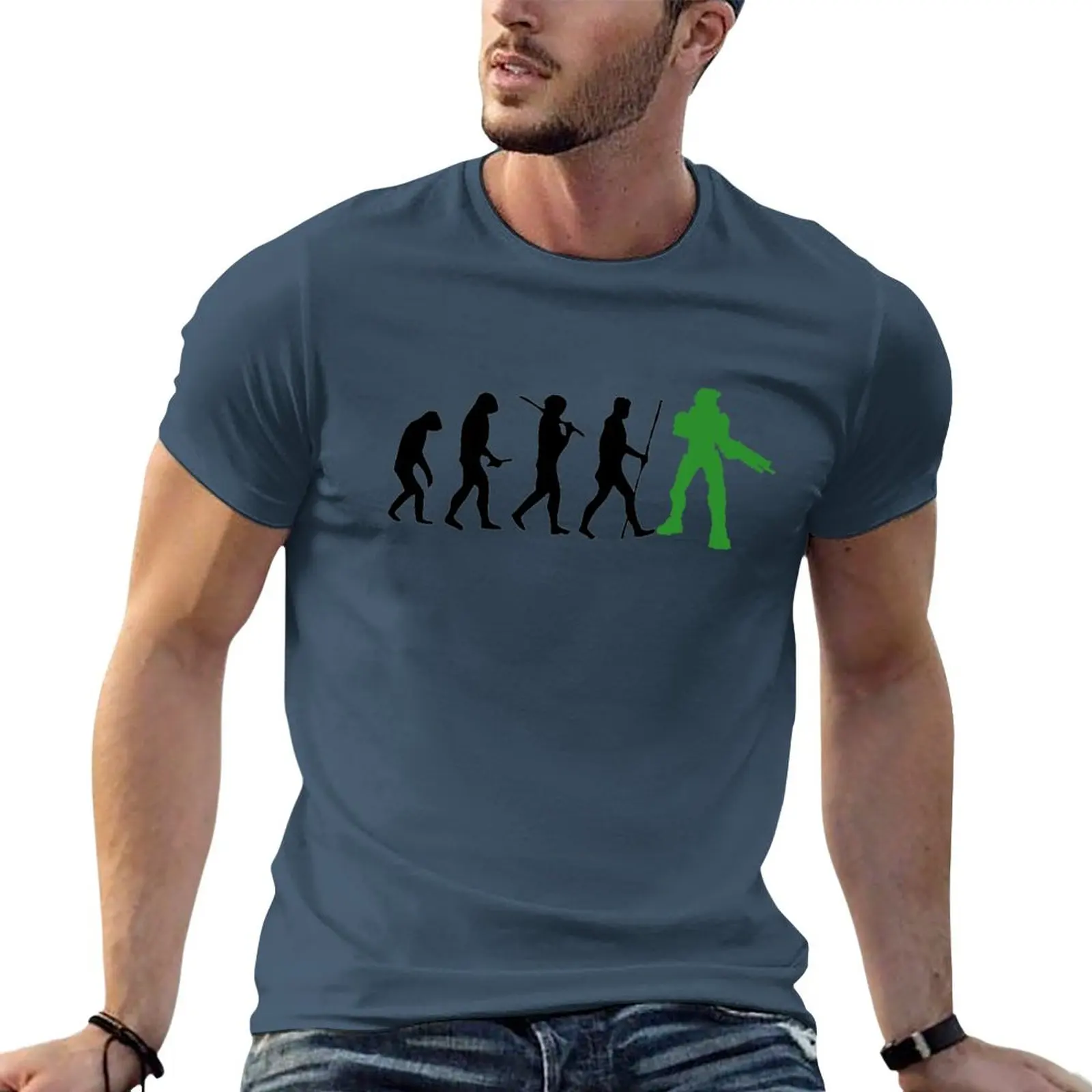 

Evolution of Chief T-Shirt shirts graphic tees oversizeds customs quick-drying Men's cotton t-shirt