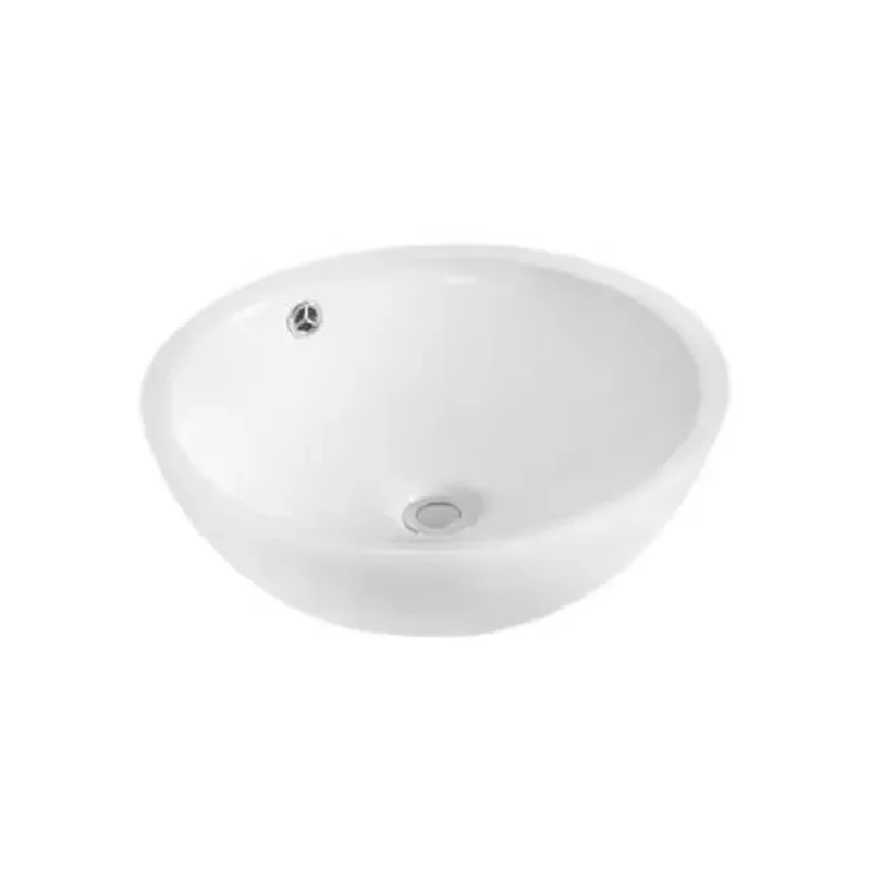 Modern Round Ceramic Bathroom Sink Countertop Basin White Washbasin for Vanity Top Hotel Home Decor Sanitary Ware Fixture