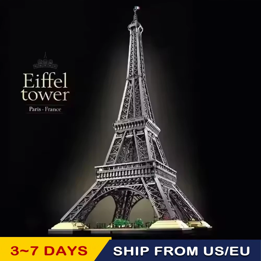 

Creator Expert Eiffel Tower Bulding Blocks 1.5M Compatible Tall MOC Model Bricks PARIS Architecture 10307 adult Gifts Toys