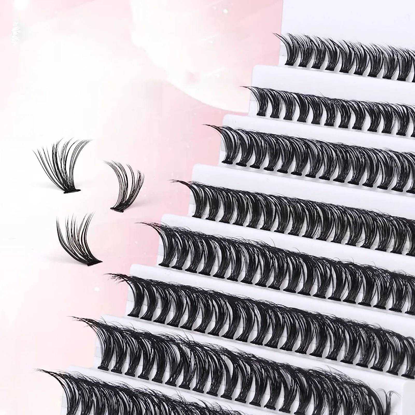 Faux cils à friser, extensions de cils doux et confortables, sans irritation, beauté des yeux, cosplay, maquillage bricolage