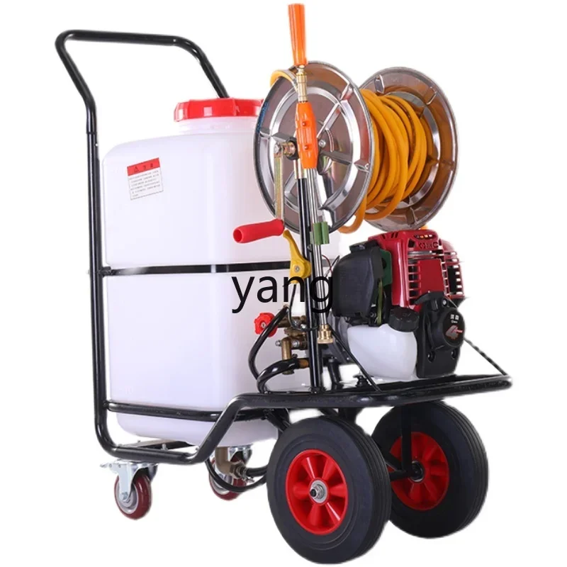 YJQ hand push gasoline high pressure electric 60 liters spraying agricultural sprayer