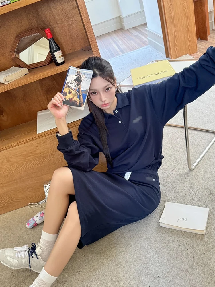 Outono inverno novo sle feminino longo sve ne camiseta carta impressão solto ajuste camada base irt commute sle algodão